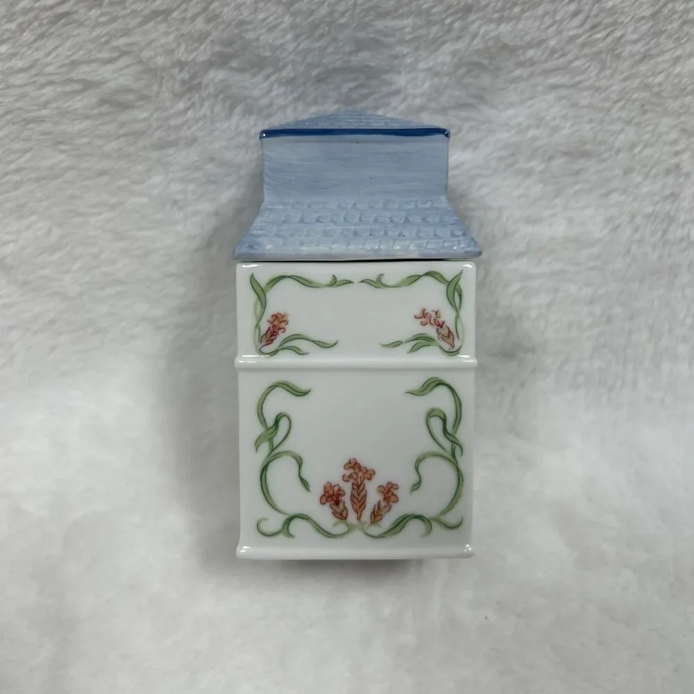 Vintage 1989 Lenox Spice Village Ginger Spice Jar Fine Porcelain
